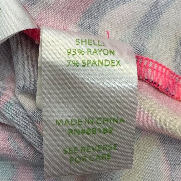 Lilly Pulitzer Cabana Crazed Floral Somerset Cold Shoulder Mini Dress Size XS - Picture 8 of 11